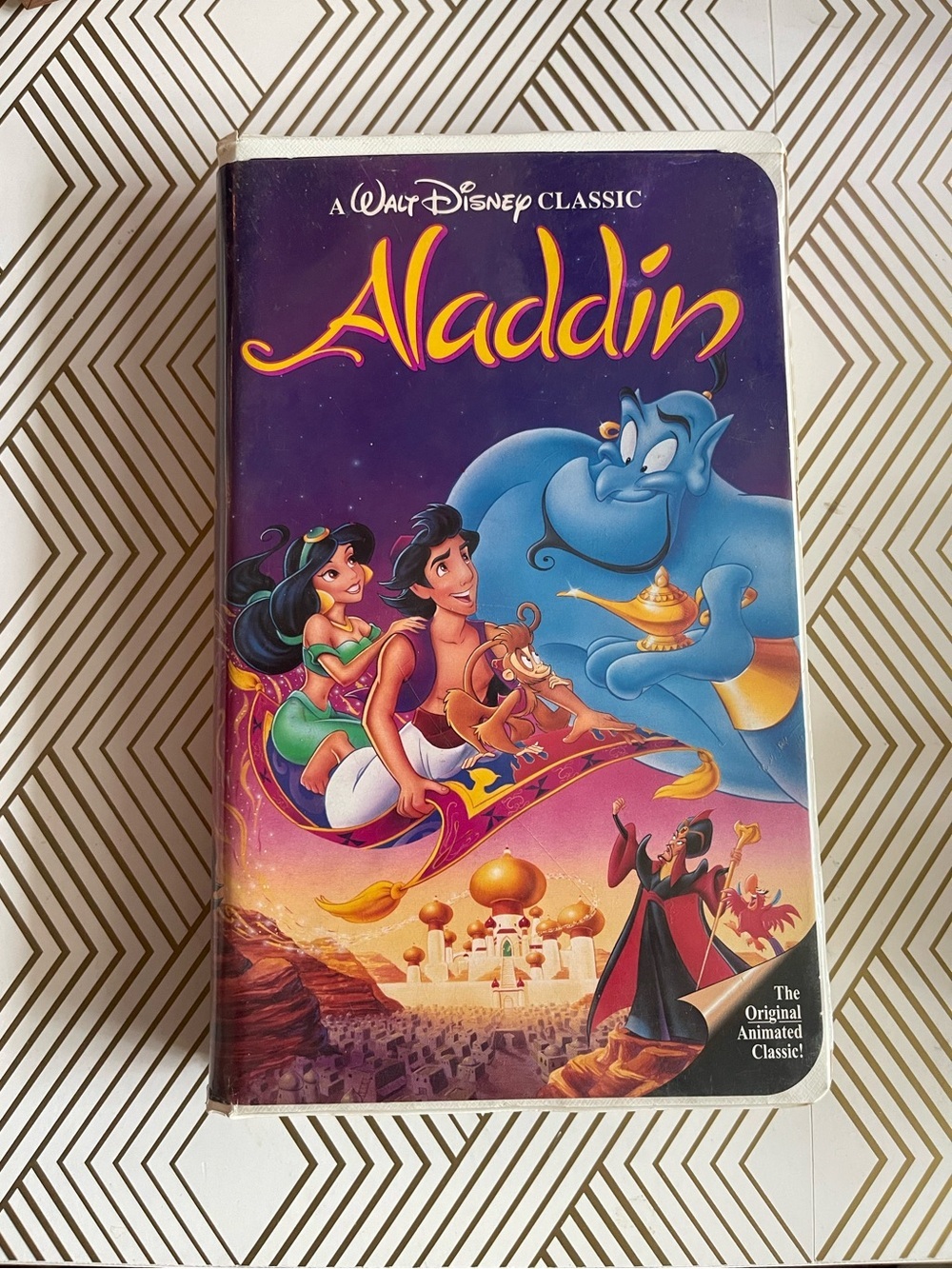 Walt Disney Classic Aladdin VHS - Purple Cover Art